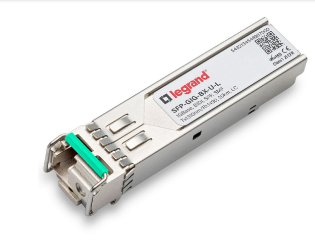 Legrand SFP-GIG-BX-U-L network transceiver module Fiber optic 1000 Mbit/s