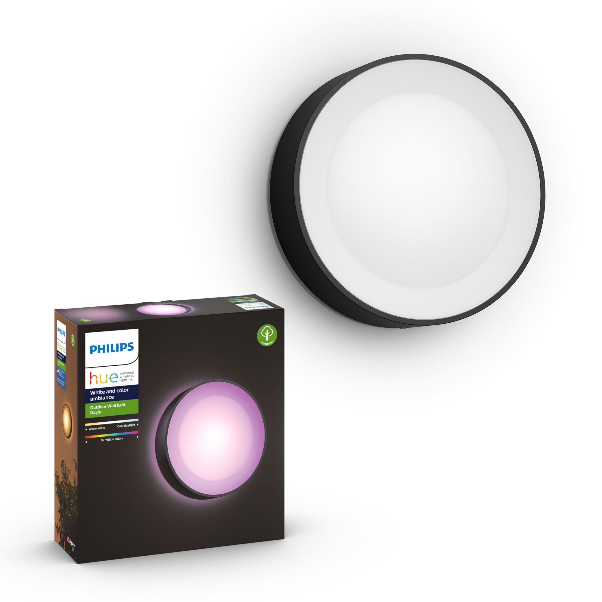 Philips by Signify Philips Hue White and colour ambience Daylo Outdoor wall light – image 7