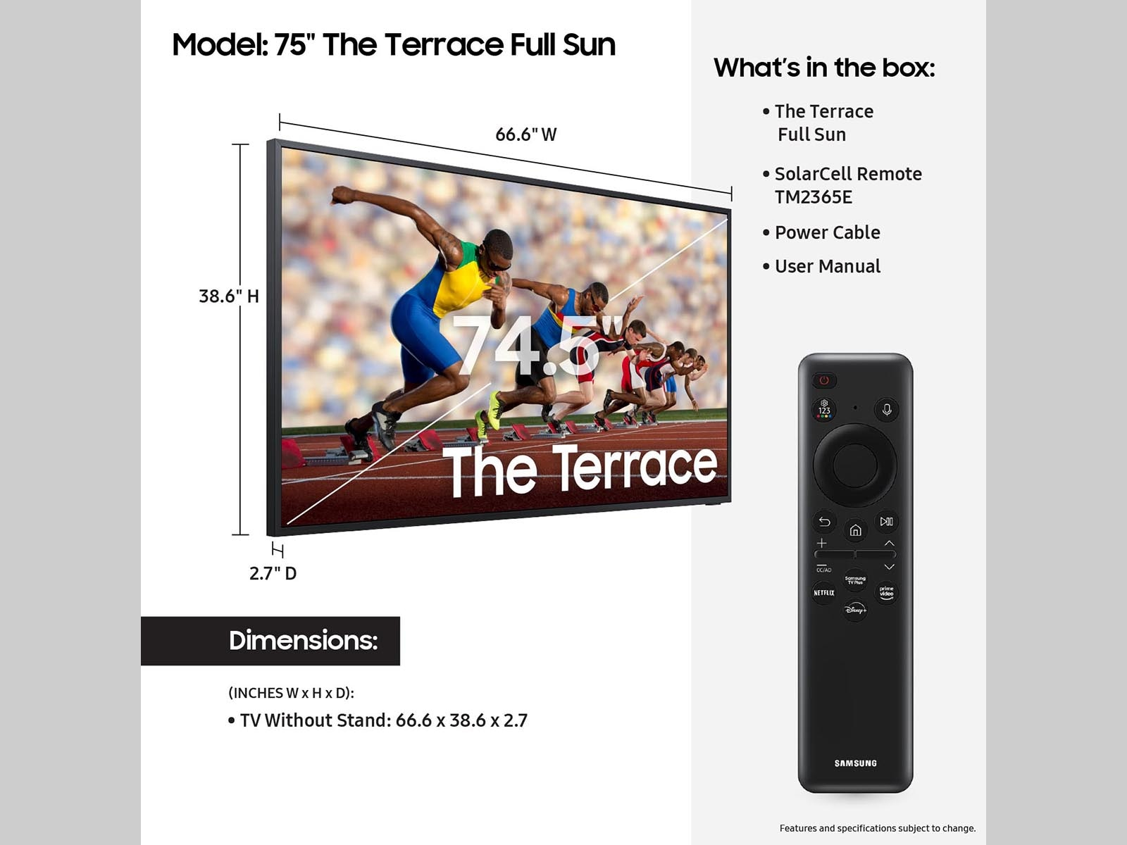 Samsung The Terrace 75 Inch Class – image 5