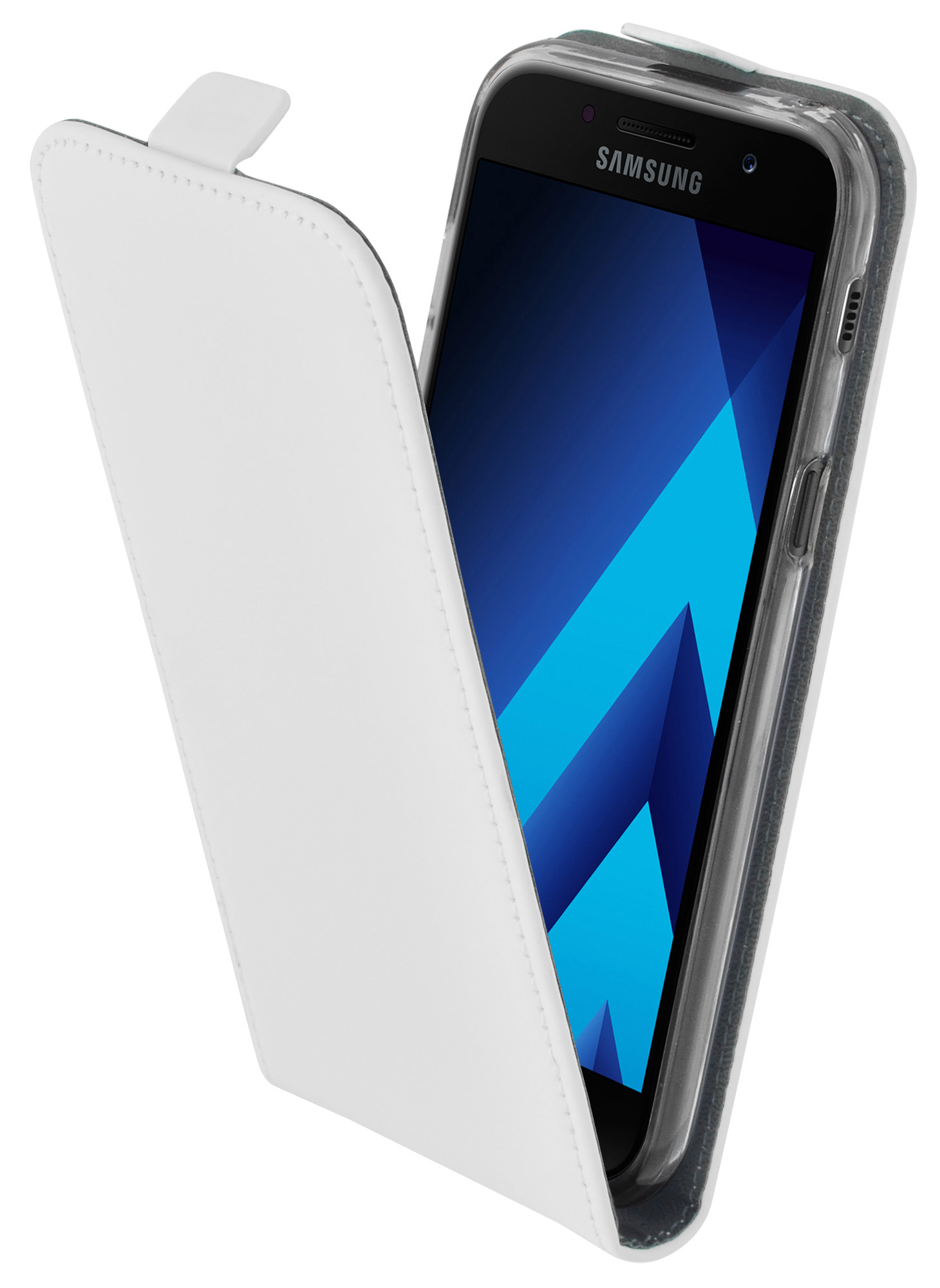 Mobiparts Premium Flip TPU Case Samsung Galaxy A5 (2017) White