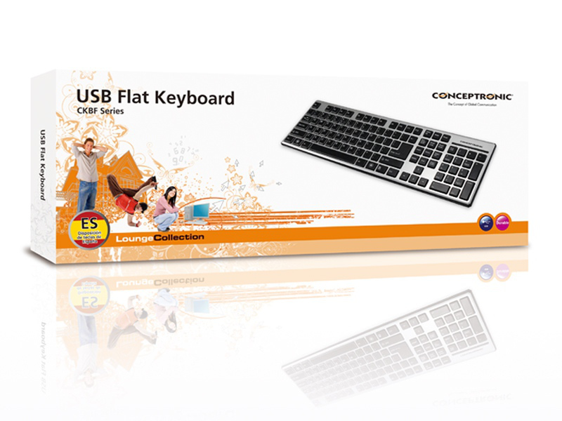 Conceptronic USB Flat Keyboard – image 4