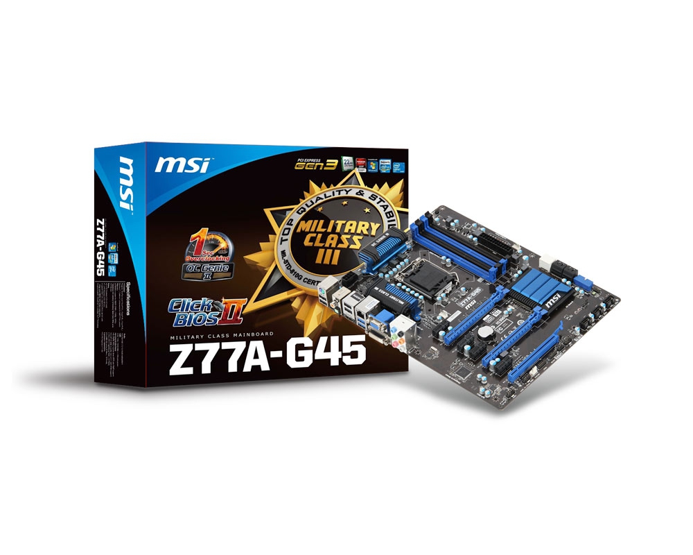 MSI Z77A-G45 motherboard LGA 1155 (Socket H2) ATX – image 4