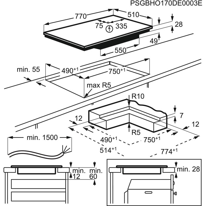 AEG IKE85441IB Black Built-in – image 9