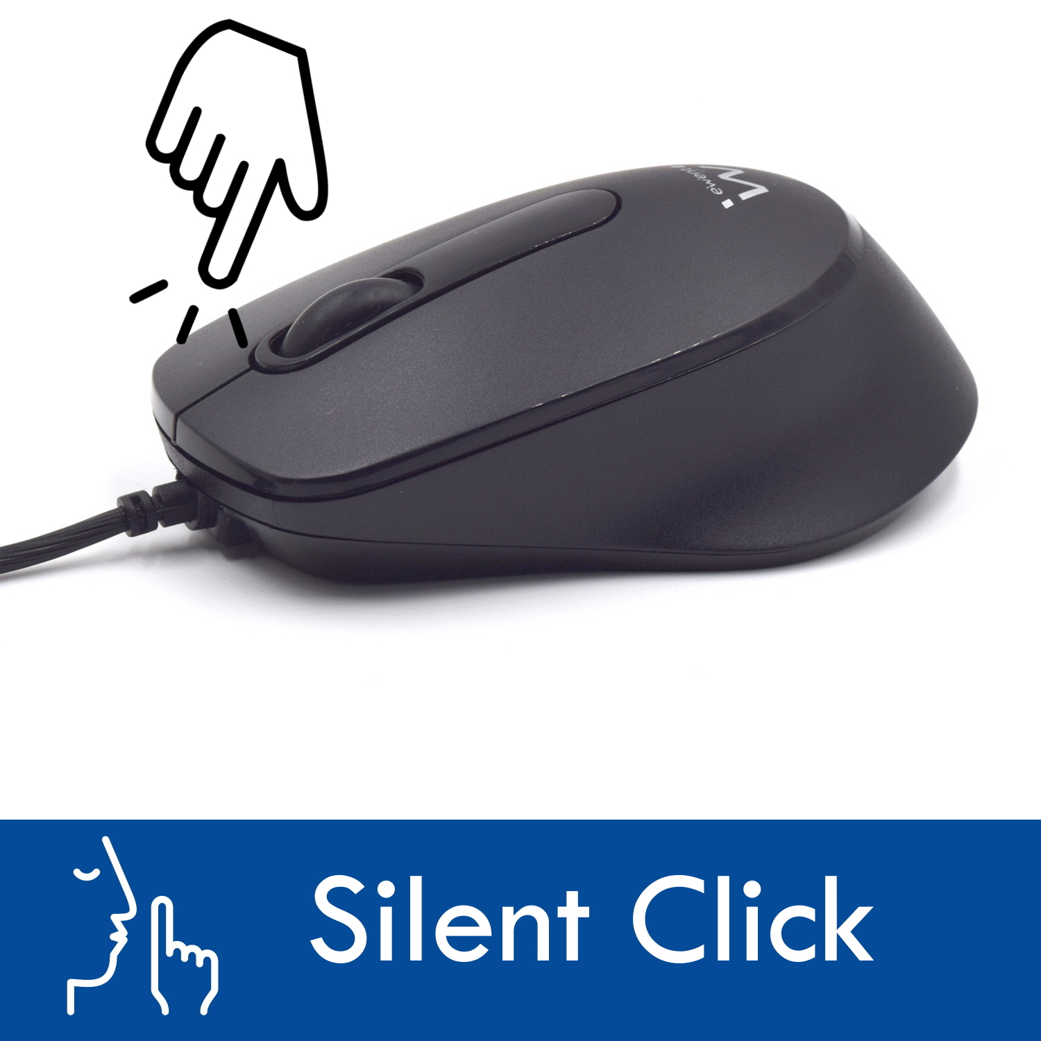 Ewent EW3159 mouse Office Ambidextrous USB Type-A Optical 1000 DPI – image 4