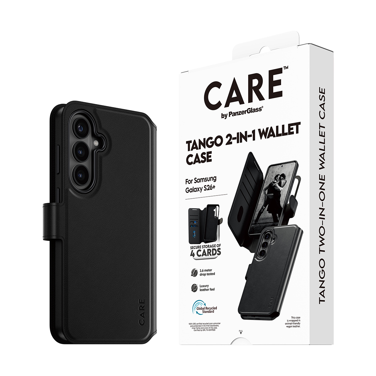 PanzerGlass CARE™ by PanzerGlass® Tango 2-in-1 Wallet Case w. Qi Samsung Galaxy S26+ – image 7