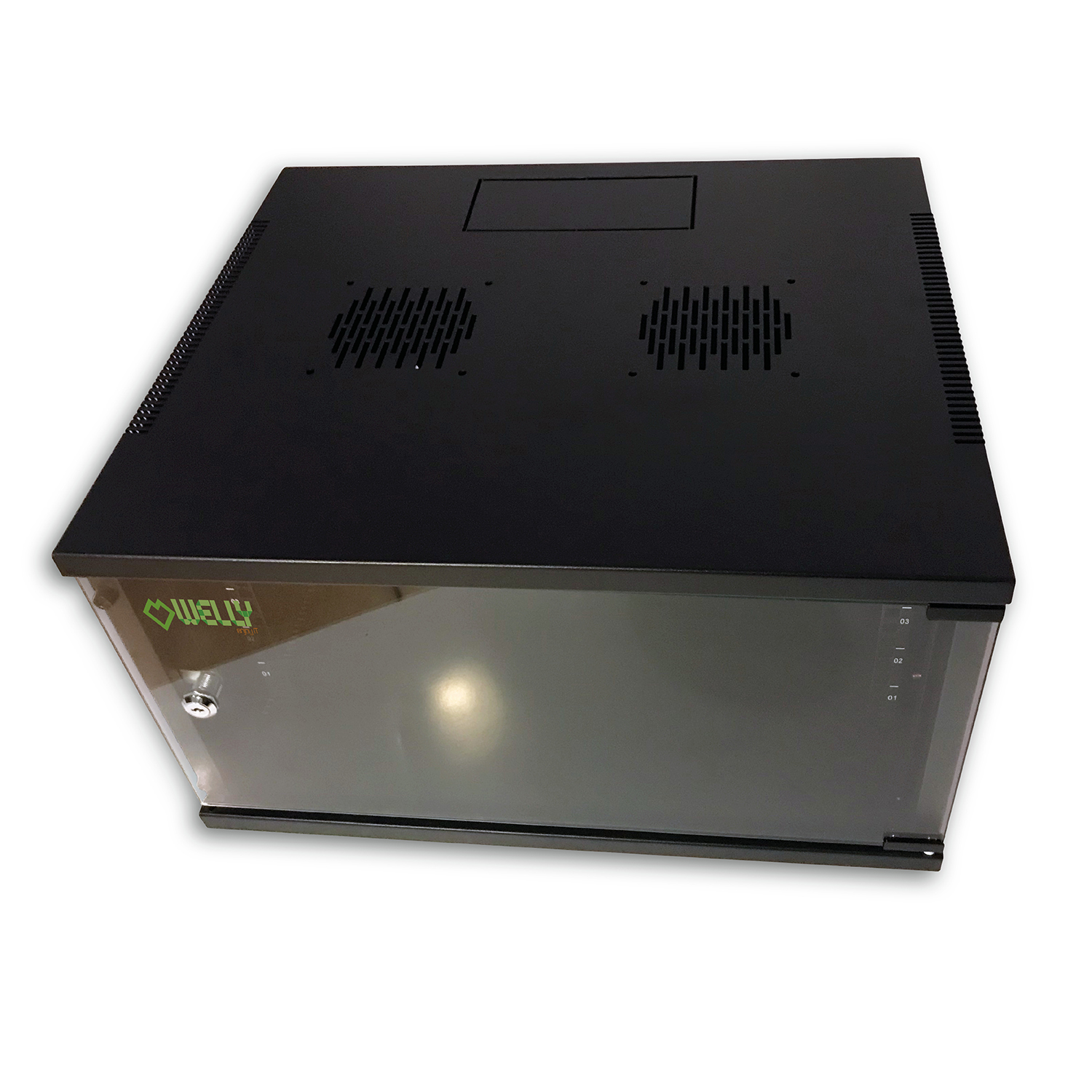Welly Enjoy IT WY40002 rack cabinet 12U Wall mounted rack Black – image 5