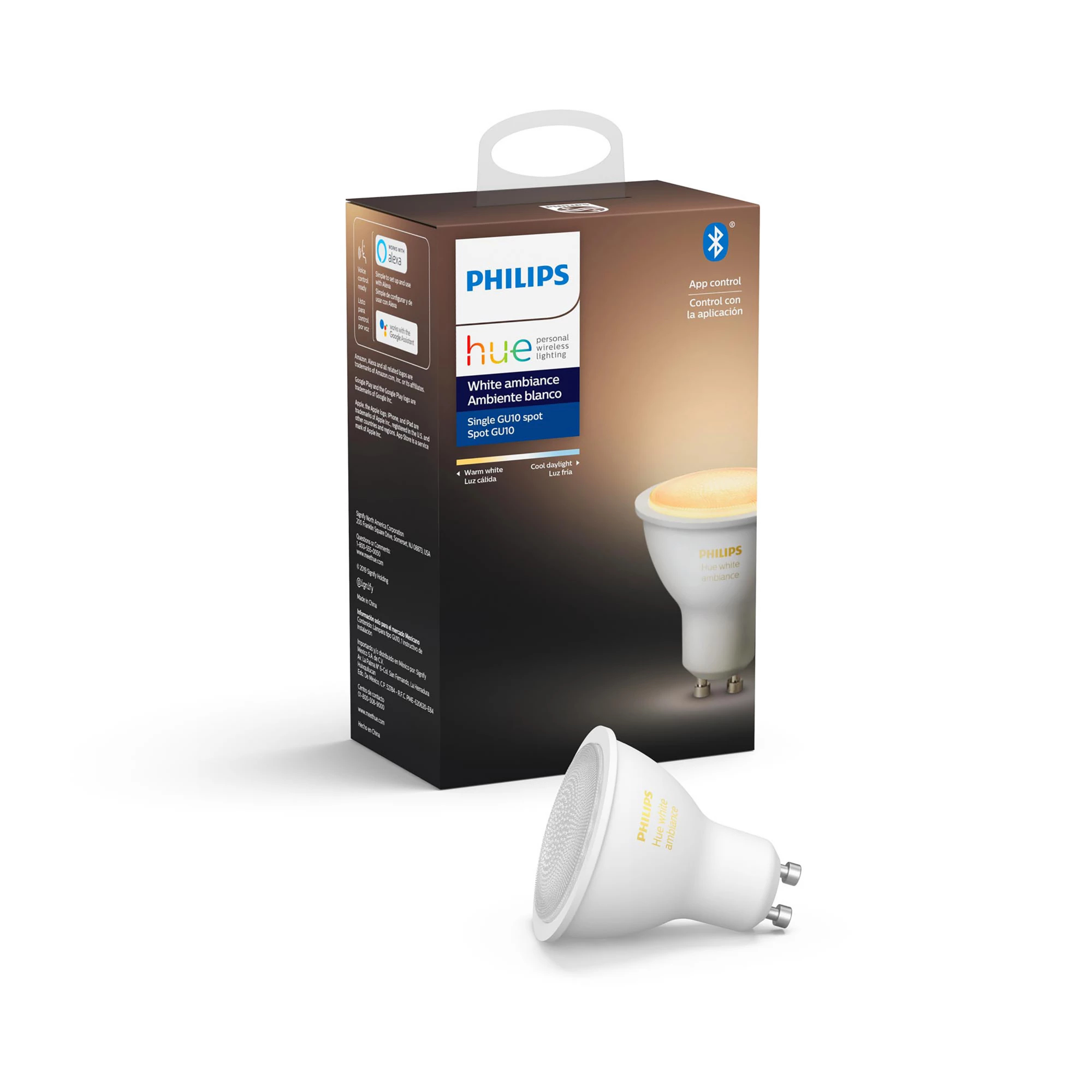 Philips by Signify Philips Hue White ambience 046677542344 smart lighting Smart bulb Bluetooth/Zigbee