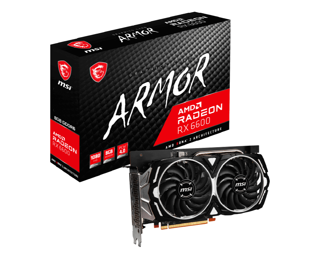 MSI RX 6600 ARMOR 8G – image 1
