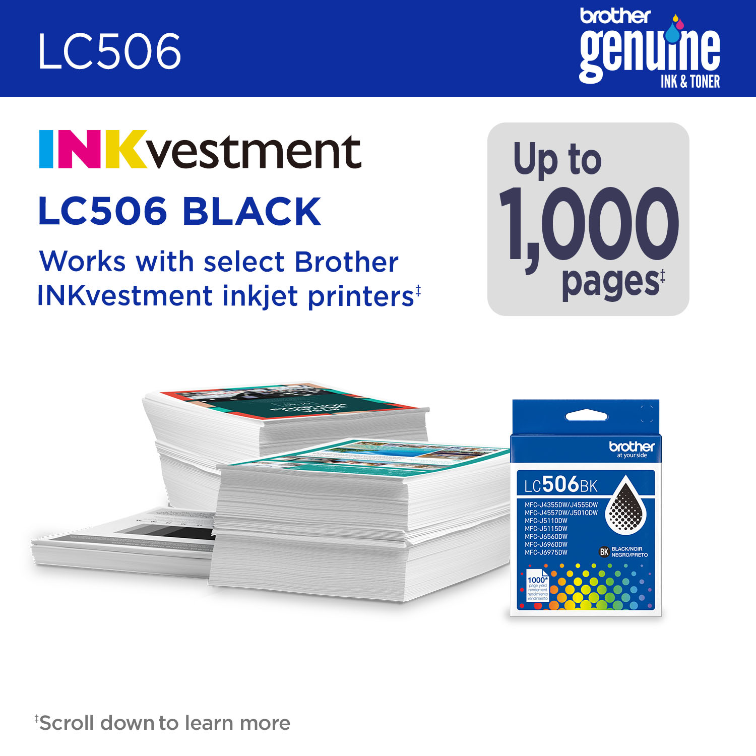 Brother LC506BKS ink cartridge 1 pc(s) Original Standard Yield Black – image 2