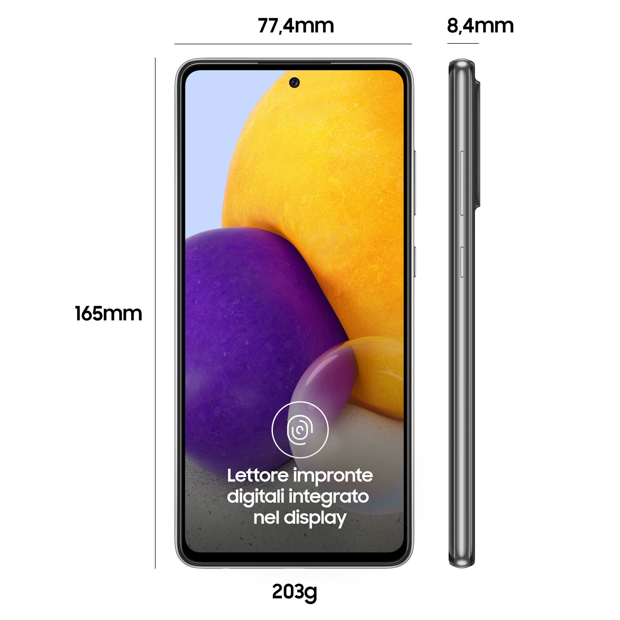 Samsung Galaxy A72 4G SM-A725FZKDEUE smartphone 17 cm (6.7") Dual SIM Android 11 USB Type-C 6 GB 128 GB 5000 mAh Black – image 3