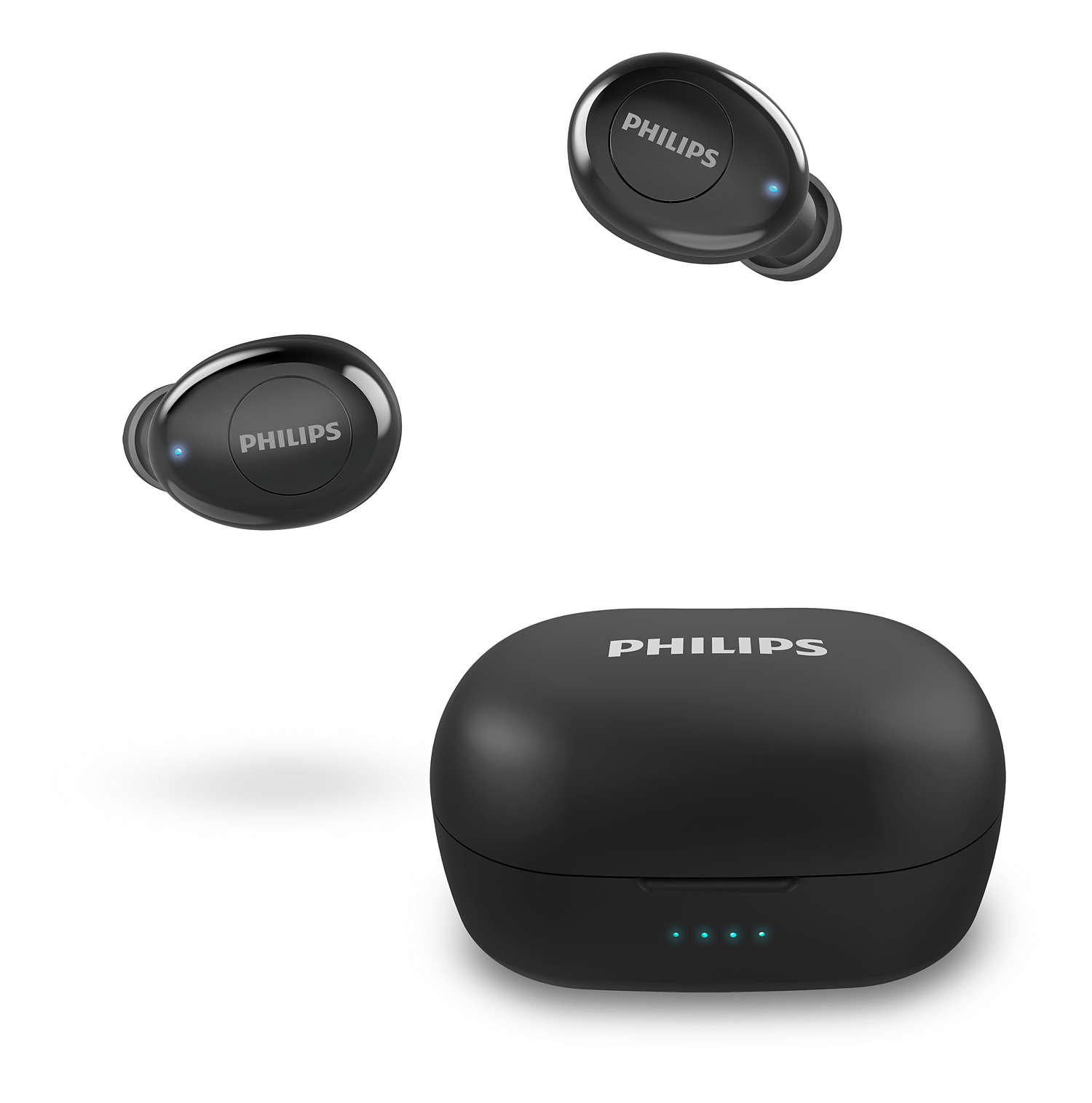 Philips 2000 series TAT2205 Wireless Bluetooth Earphones with Charging Case - Black – image 2