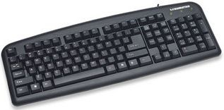 Manhattan 173599 keyboard Office PS/2 Black – image 1