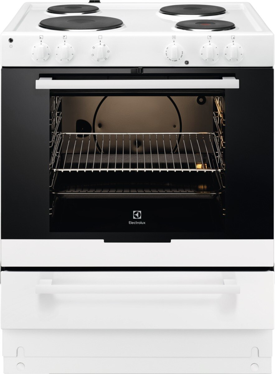 Electrolux EKS7011BOW cooker Freestanding cooker Electric Sealed plate White