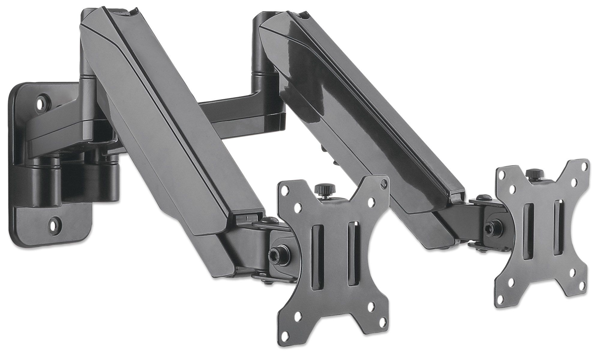 Manhattan Dual Wall Mount for TV & Monitors (Full Motion Gas Spring), For screens – image 3