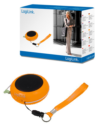 LogiLink SP0016 portable/party speaker Orange – image 2