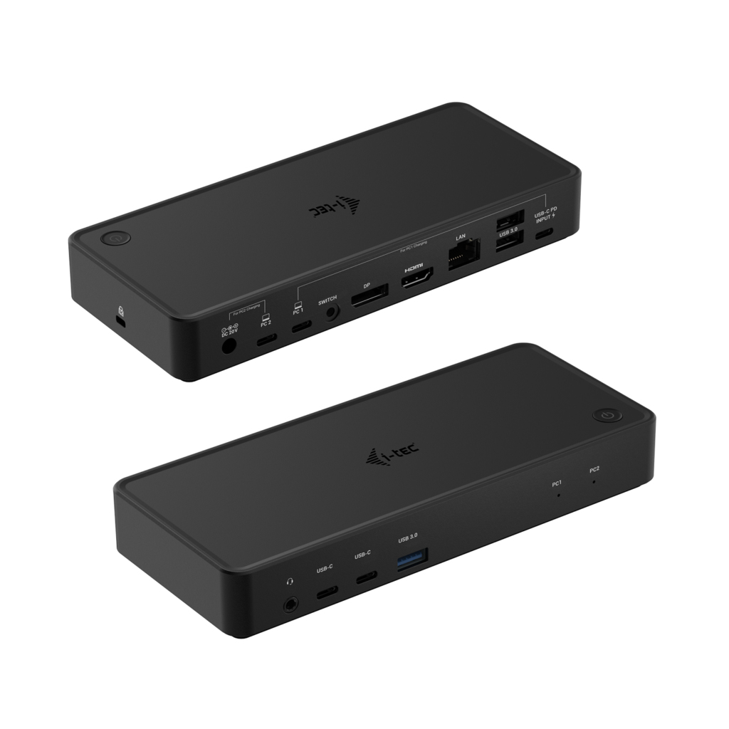 i-tec USB-C/Thunderbolt KVM Docking station Dual Display + Power Delivery 65/100W – image 1