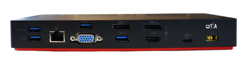 T1A O-L-03X7133-EU laptop dock/port replicator Wired Thunderbolt 3 Black – image 2