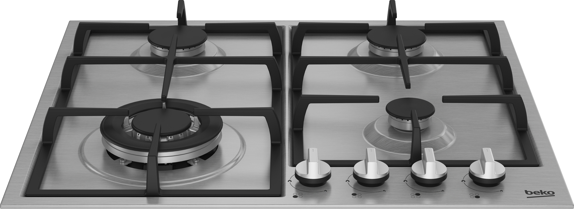 Beko 8770253200 hob Stainless steel Gas – image 3