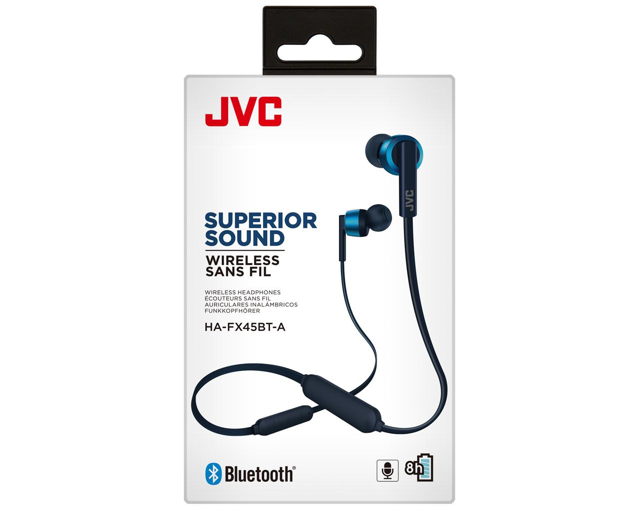 JVC HA-FX45BT-A Headphones Wireless Neck-band Calls/Music Micro USB Bluetooth Blue – image 7