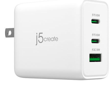 j5create JUP3365 mobile device charger Universal White AC Fast charging Indoor