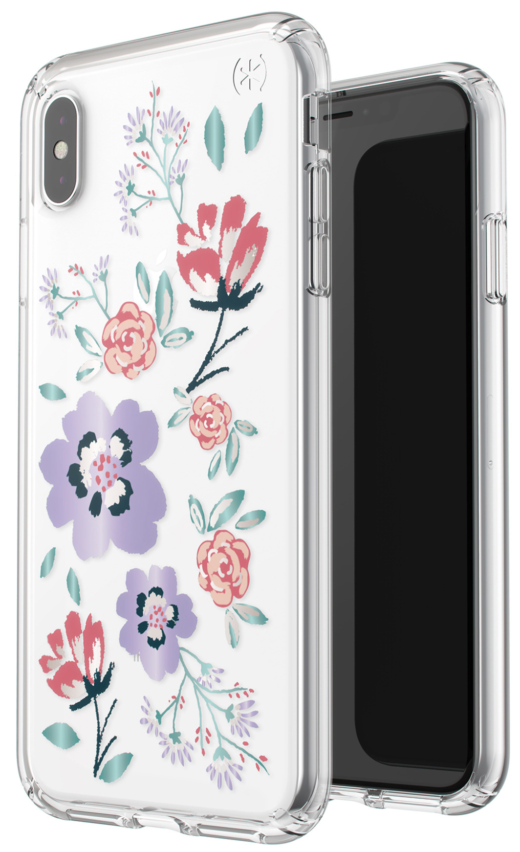 Speck Presidio Clear + Print Apple iPhone XS Max Canopyfloral Lavender/Clear – image 4