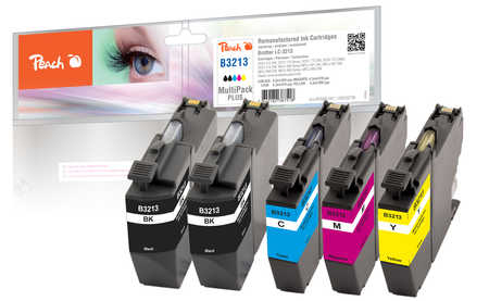 Peach PI500-267 ink cartridge 5 pc(s) Compatible Black, Cyan, Magenta, Yellow