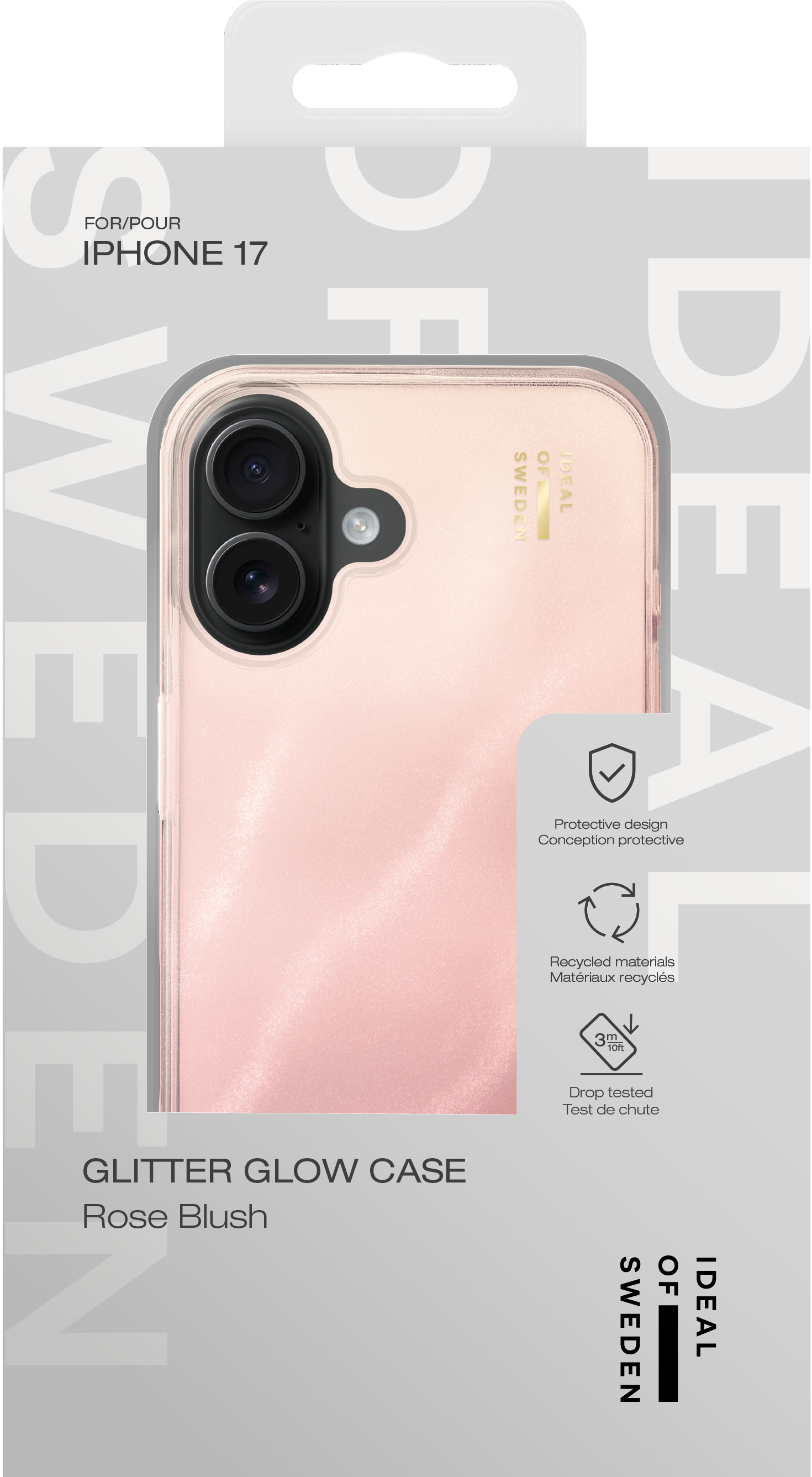 iDeal of Sweden Clear Case iPhone 17 Rose Blush – image 3