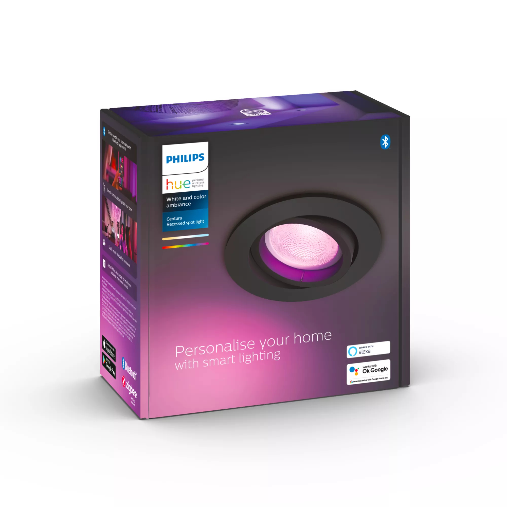 Philips by Signify Philips Hue White and colour ambience Centura recessed spotlight – image 3