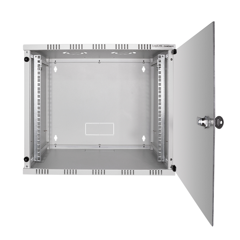LogiLink W09B54G rack cabinet 9U Wall mounted rack Grey – image 2