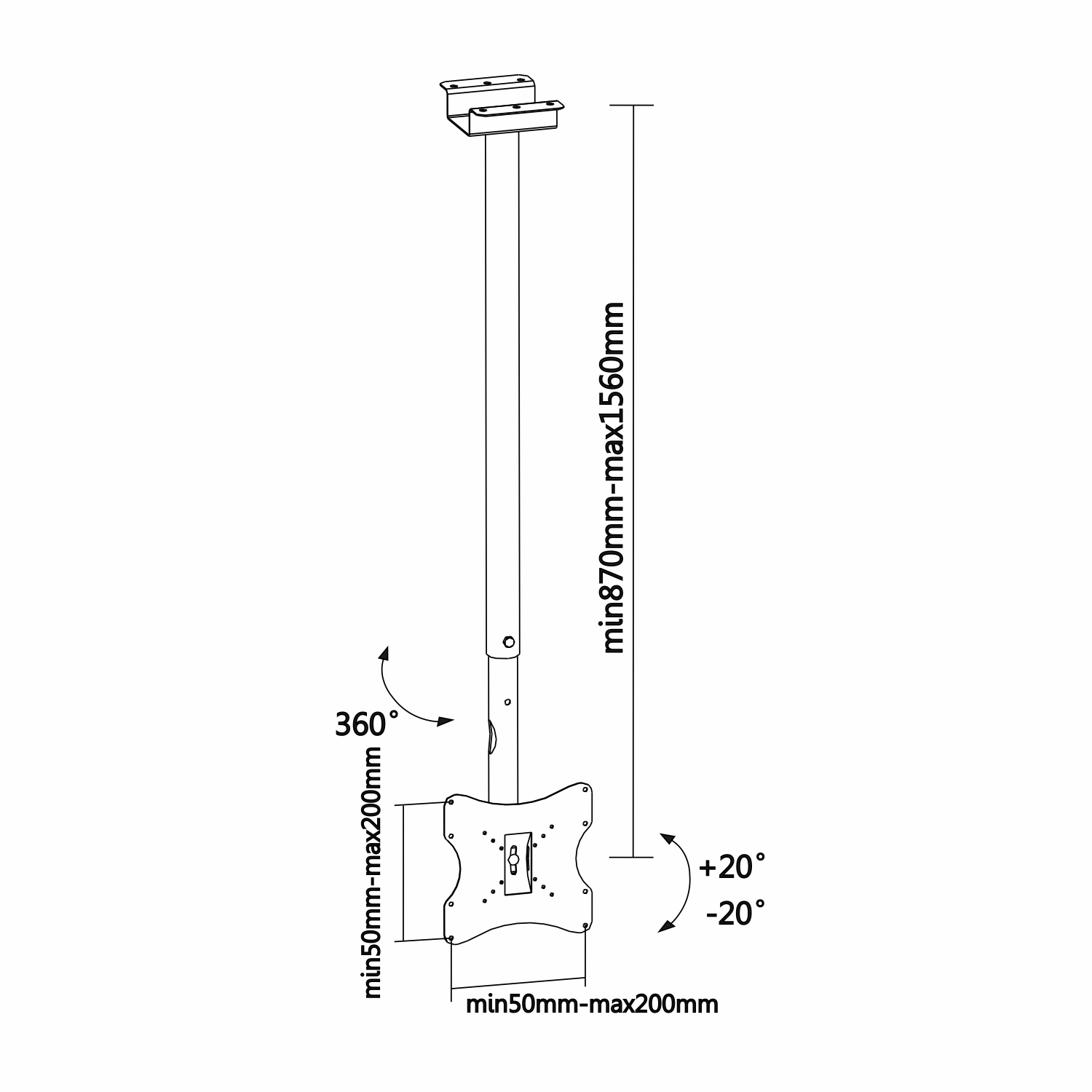 AISENS CT42TS-031 TV mount/stand – image 6