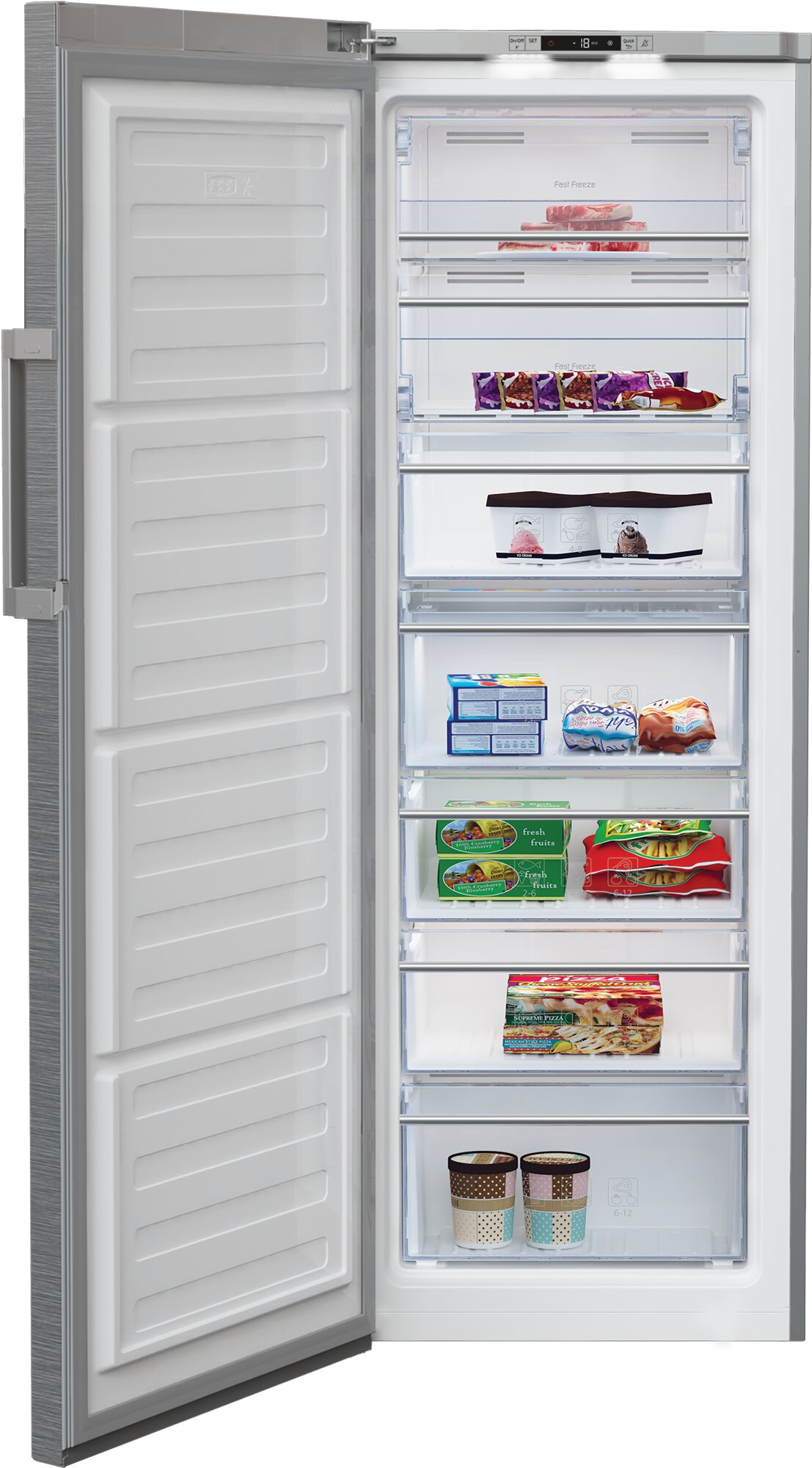 Beko RFNE390T35XP freezer Upright freezer Freestanding – image 2