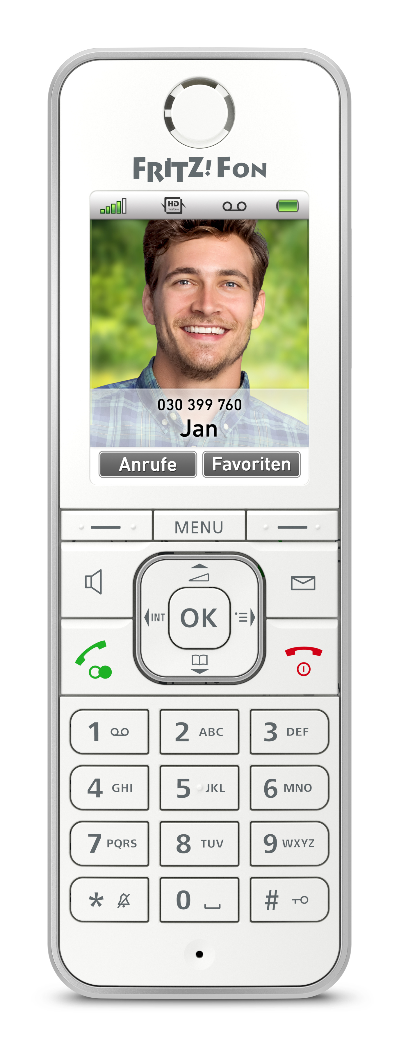 FRITZ! Fon C6 DECT telephone Caller ID White – image 3