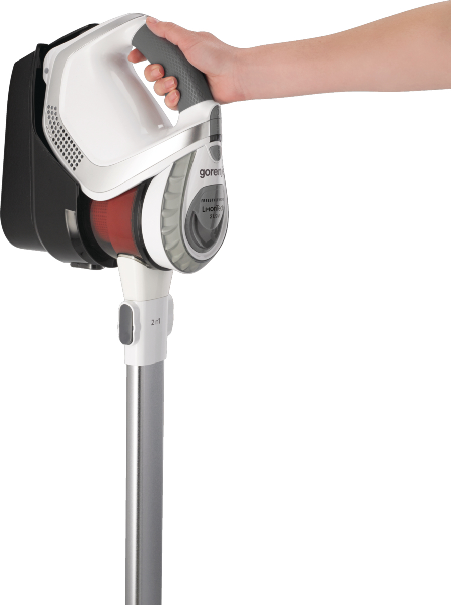 Gorenje SVC219FMW 2-in-1 stick vacuum Battery Dry HEPA Bagless White – image 9
