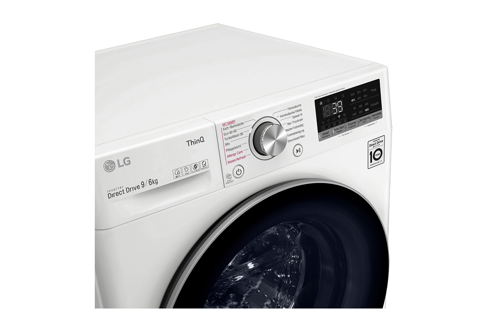 LG V7WD906A washer dryer Freestanding Front-load White – image 5