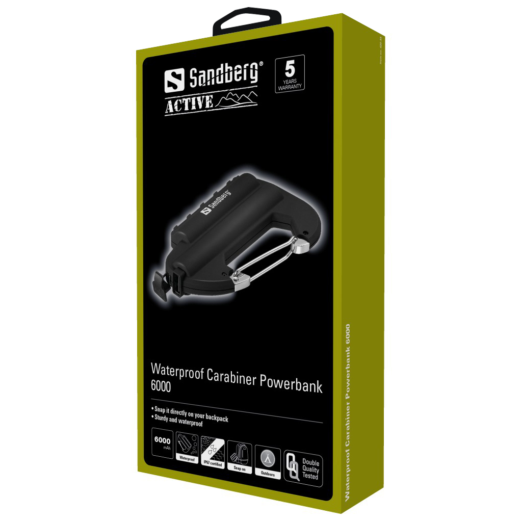 Sandberg Carabiner Powerbank IP67 6000 – image 2