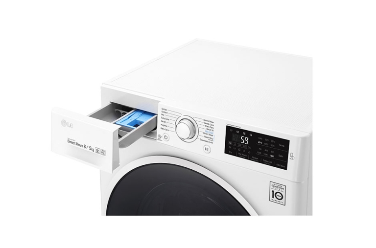 LG F4J6TM0W washer dryer Freestanding Front-load White – image 3