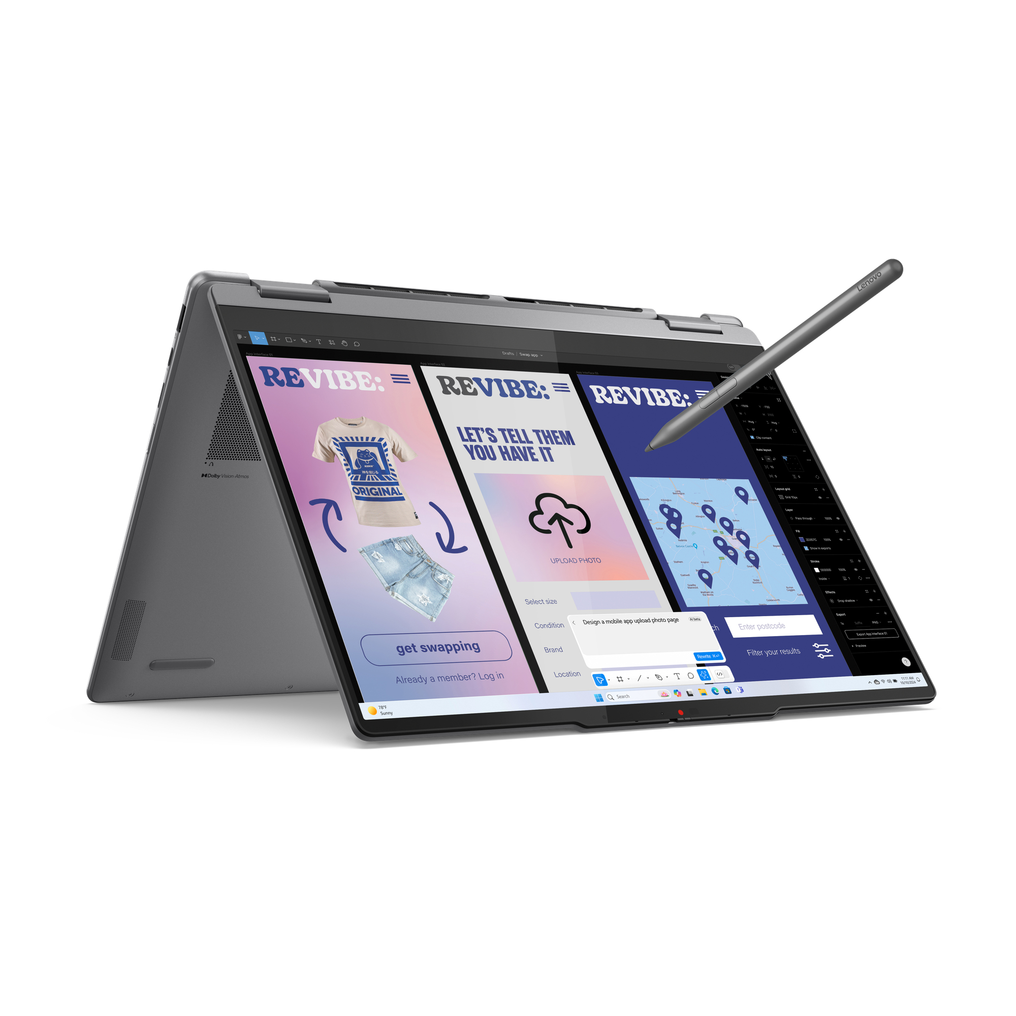 LENOVO - Convertible 2 en 1 Lenovo Yoga 7 14ILL10, Copilot+ PC, Intel Core Ultra 5-226V, 16GB, 512GB SSD, 14' OLED, W11. - imagen 14