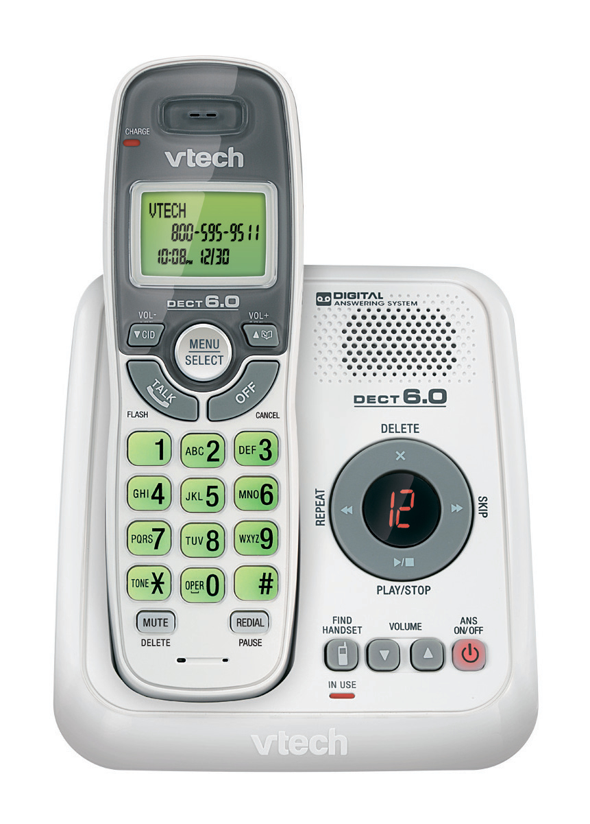 VTech CS6124 telephone DECT telephone Caller ID White