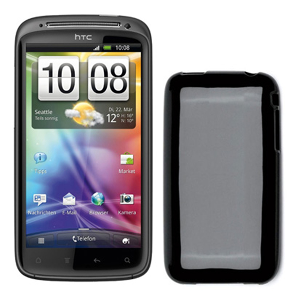 Celly GELSKIN202B mobile phone case Cover Black, Grey