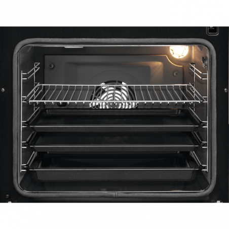 Electrolux EKC7000W1 Freestanding cooker Electric Zone induction hob Black, White – image 5