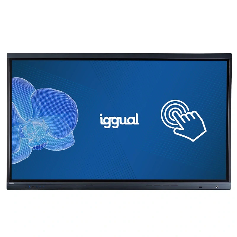 iggual ORCHID 75" Pannello piatto per segnaletica digitale 190,5 cm (75") LED Wi-Fi 400 cd/mÂ² 4K Ultra HD Nero Touch screen