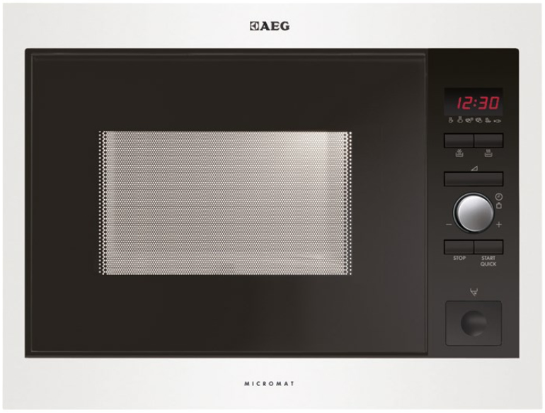 AEG MC1753E Black, White Built-in