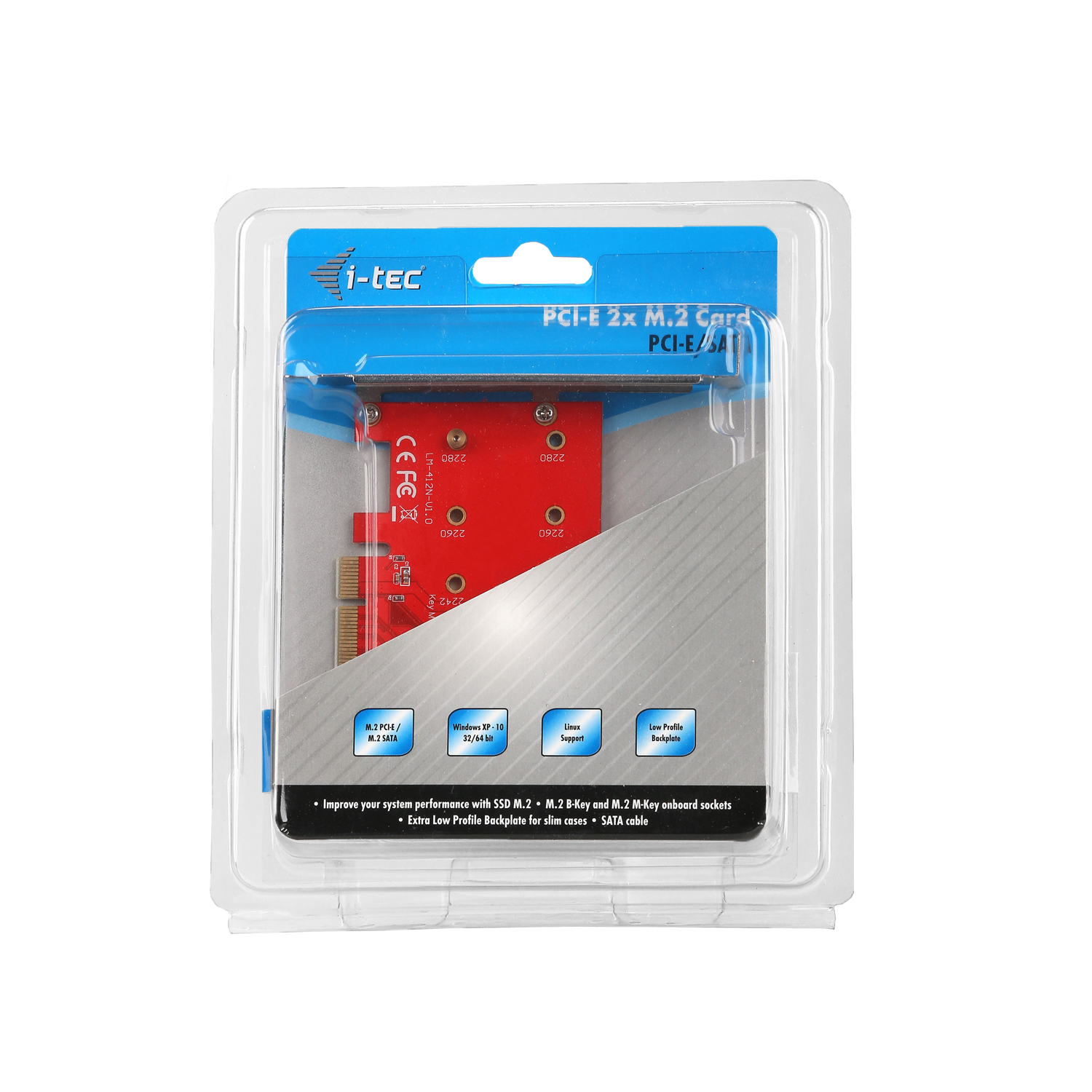 i-tec PCI-E 2x M.2 Card – image 6