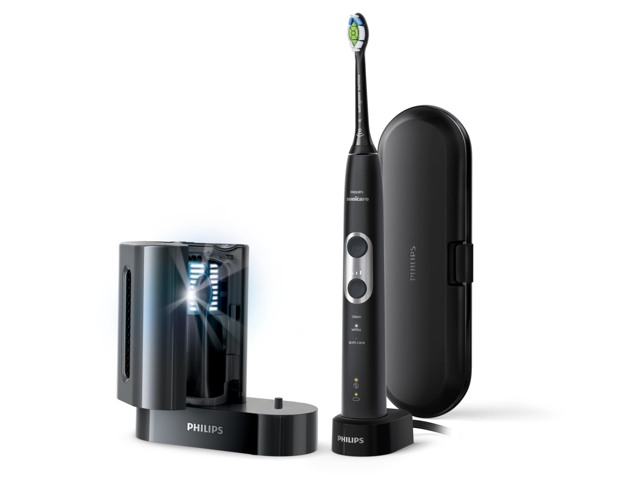 Philips Sonicare HX6870/57 electric toothbrush Adult Sonic toothbrush Black