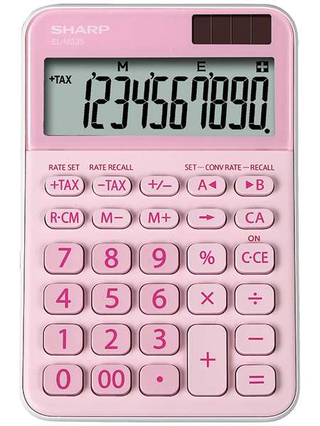 Sharp EL-M335 calculadora Escritorio Calculadora básica Rosa