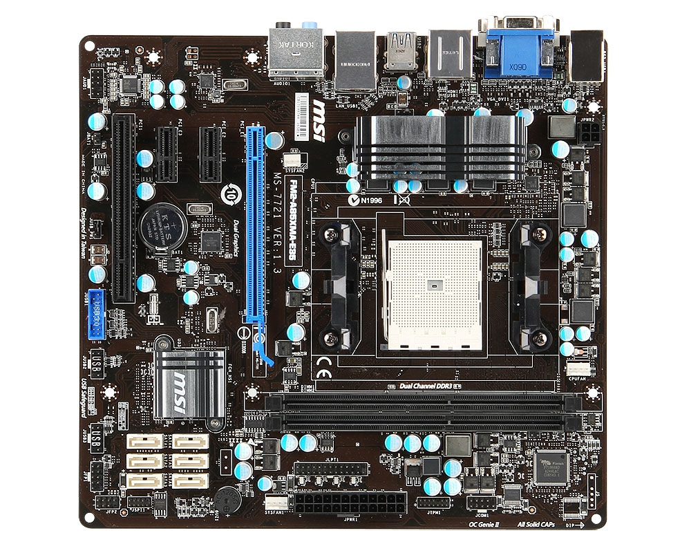 MSI FM2-A85XMA-E35 motherboard AMD A85X Socket FM2 micro ATX – image 2