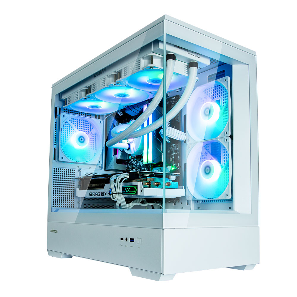 Zalman P30 WHITE computer case Mini Tower image 1