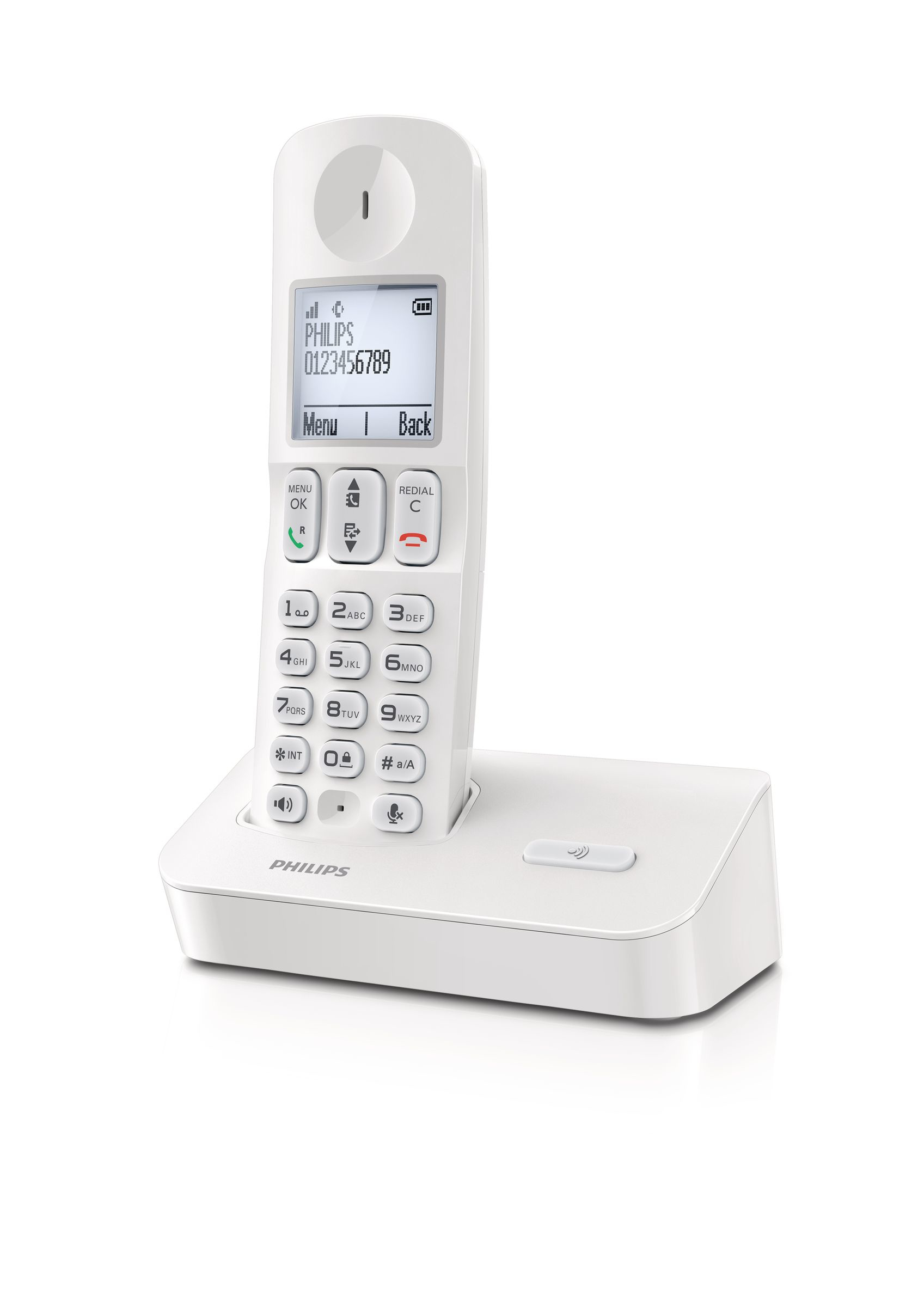 Philips D4001W/FR telephone DECT telephone Caller ID White – image 1