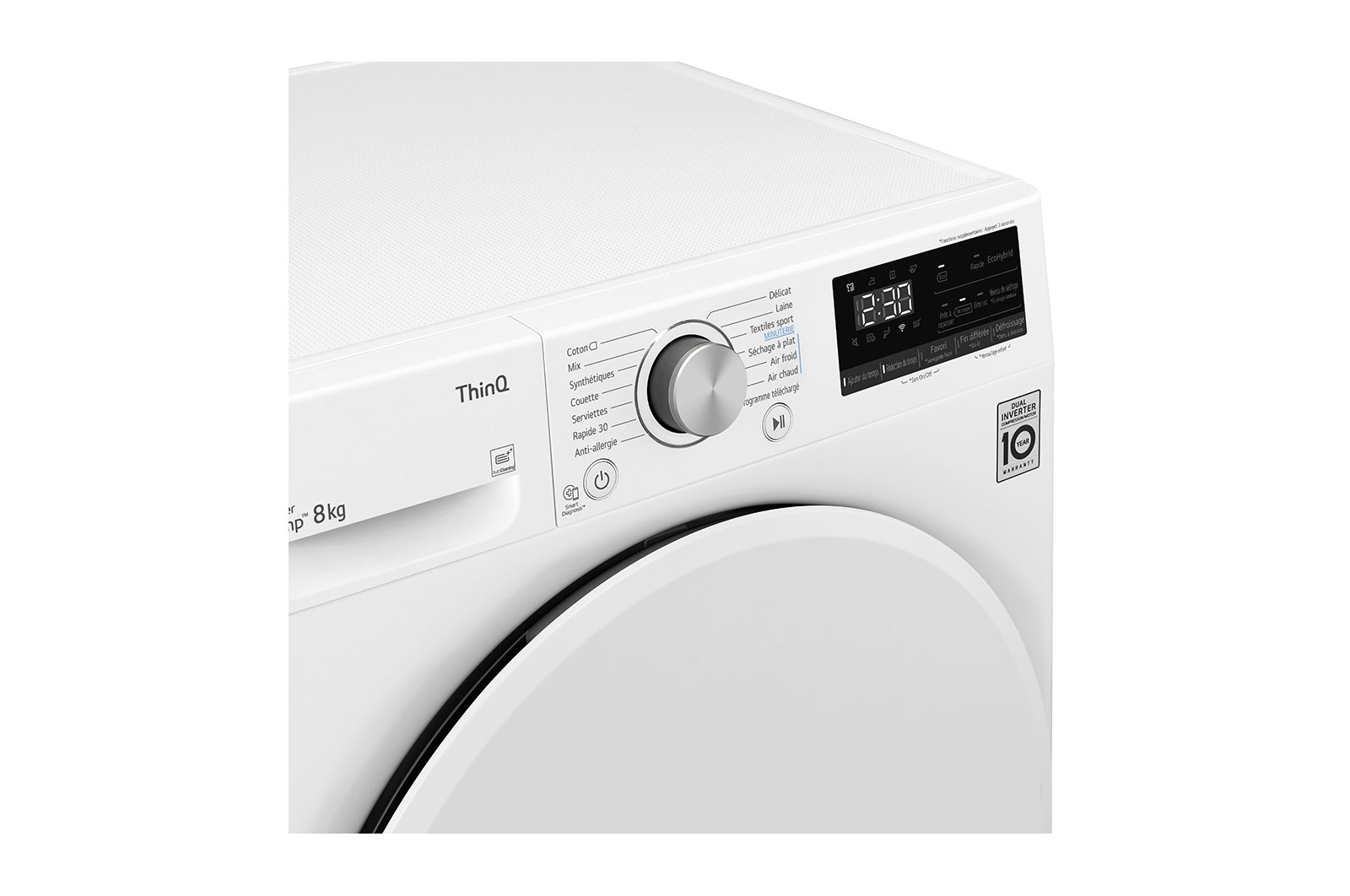 LG RH8V59WH tumble dryer Freestanding Front-load – image 3