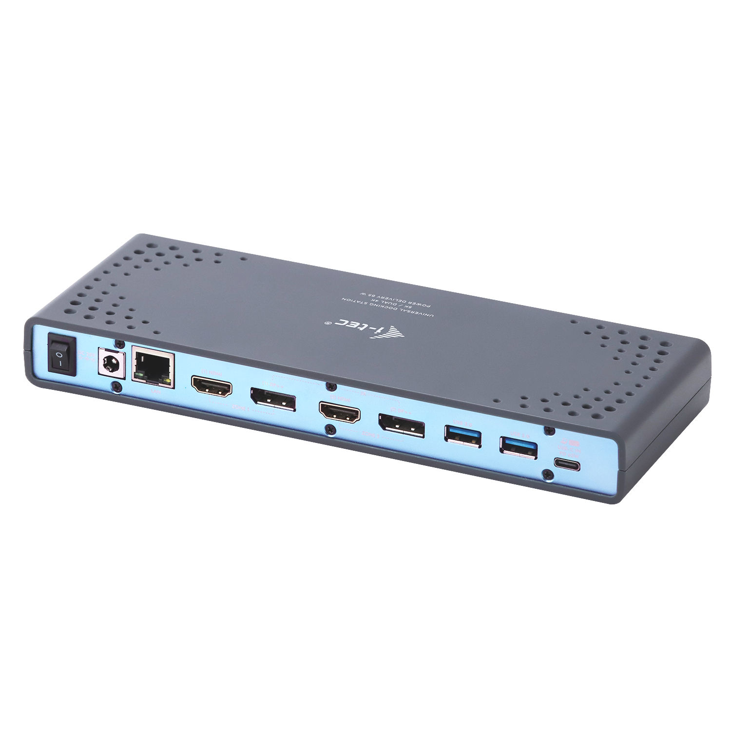 i-tec USB 3.0 / USB-C / Thunderbolt 3 Dual Display Docking Station + Power Delivery – image 3